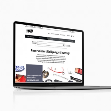 Webbplats och webbdesign till TIAB