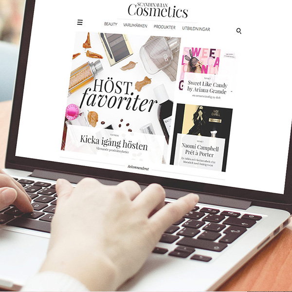 Scandinavian Cosmetics — webbplats