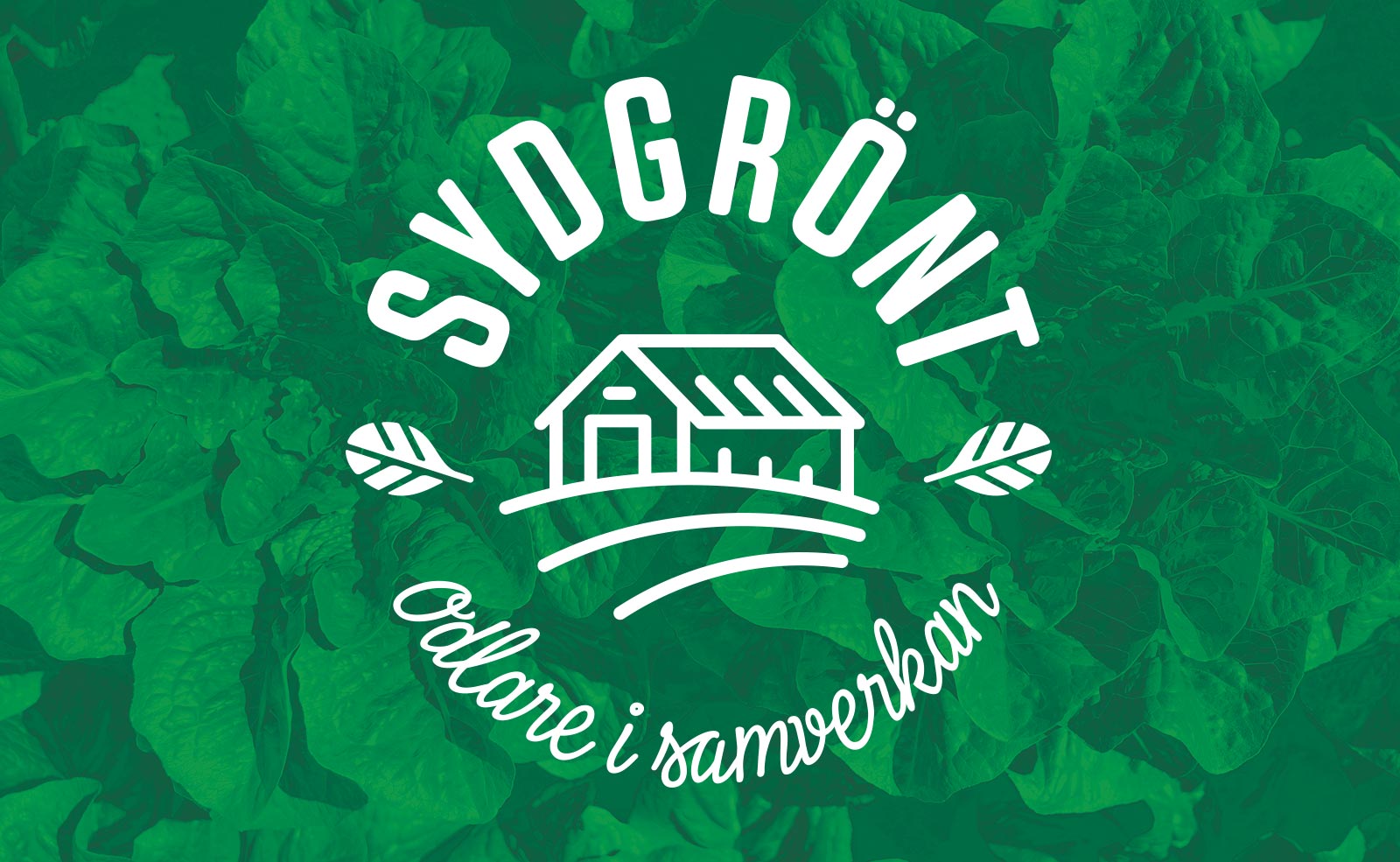 SydGrönt — logotyp grön bakgrund