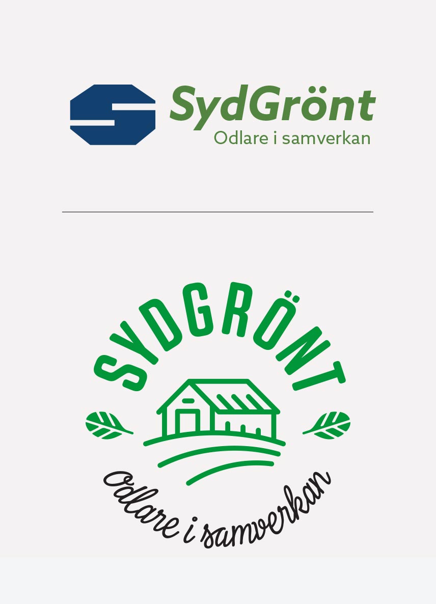 SydGrönt — ny och gammal logotyp