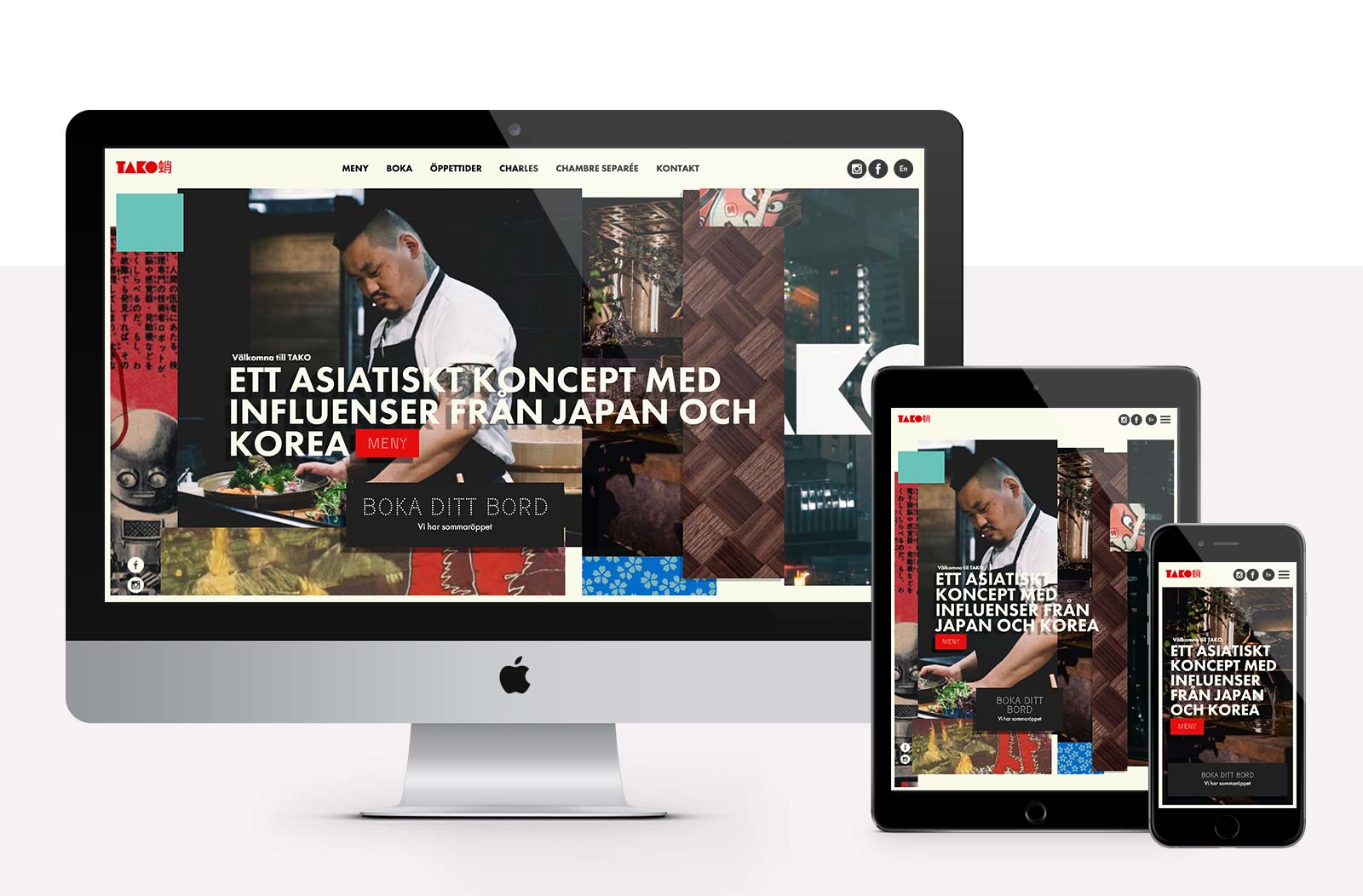 Restaurang Tako — webbplats