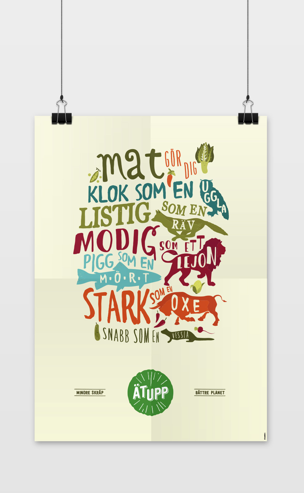 Findus — illustrationer av djur och mat
