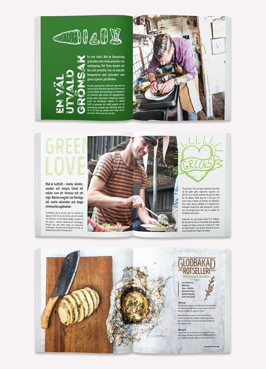 Findus - Matboken Love Your Greens 3 stycken uppslag