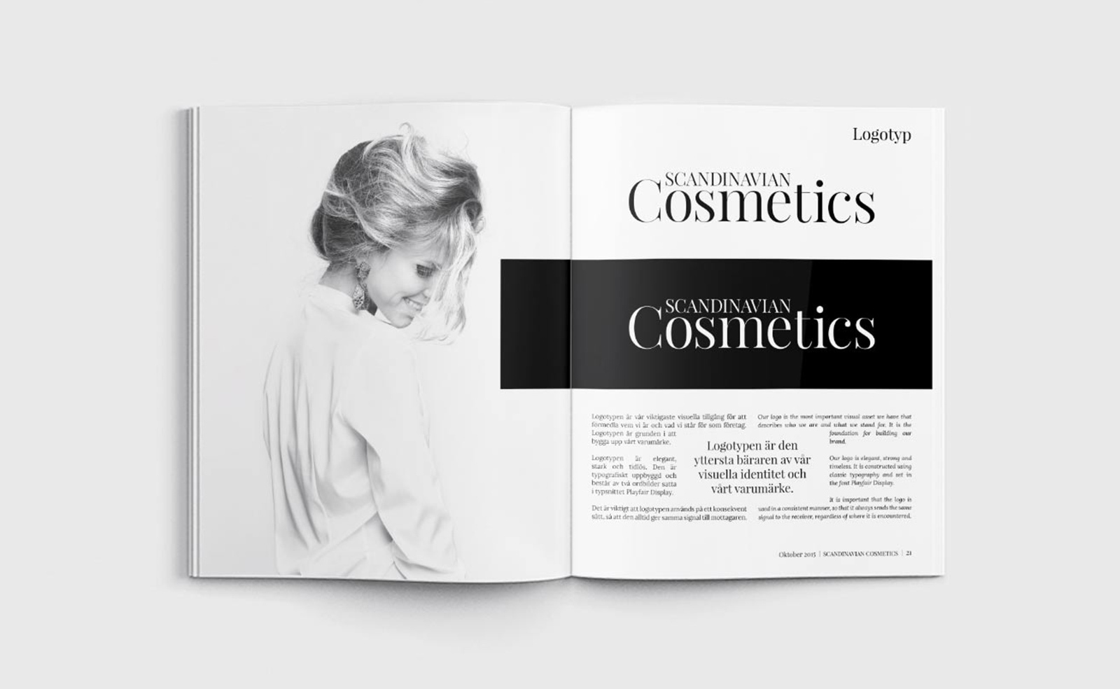 Scandinavian Cosmetics varumärke - magasin